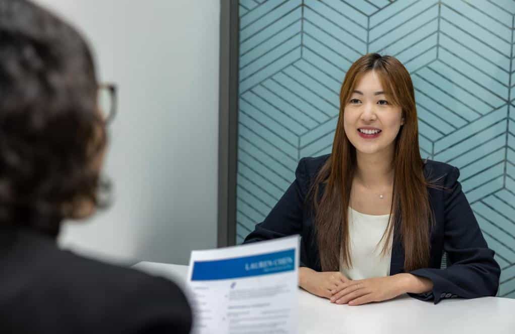 A person following useful hiring tips for managers. 