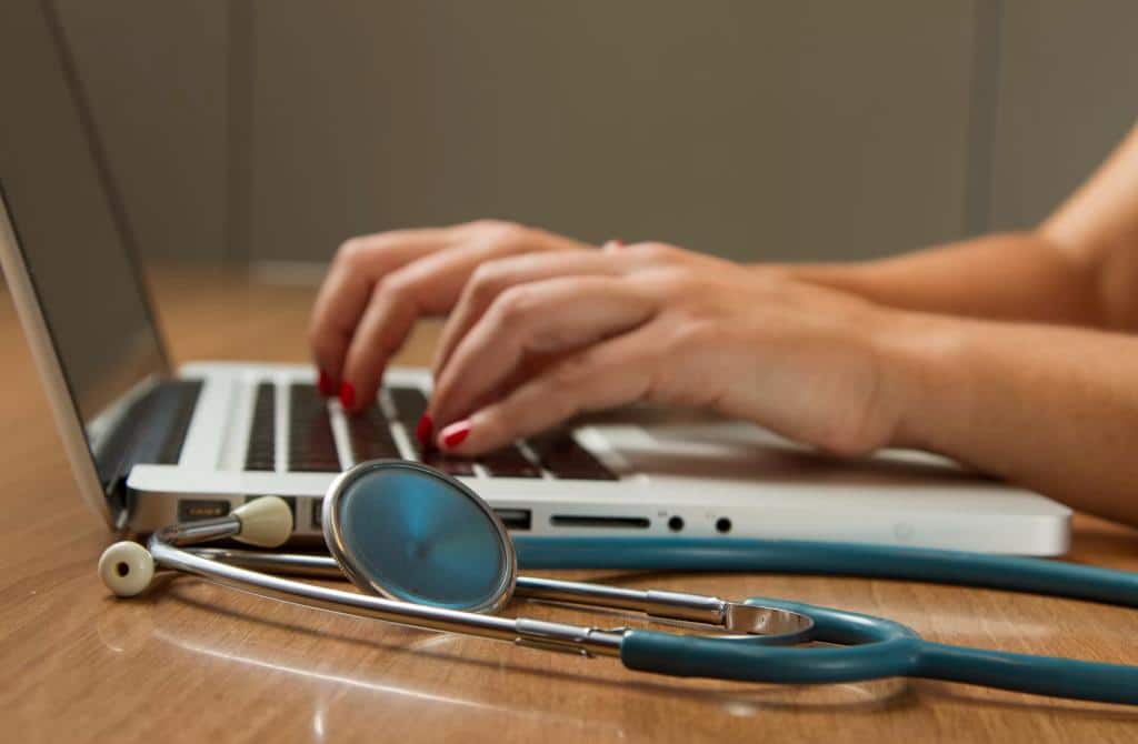 An expert doing medical background checks.